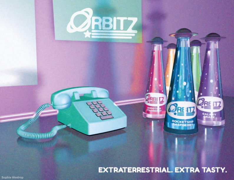90s themed ORBITZ ad