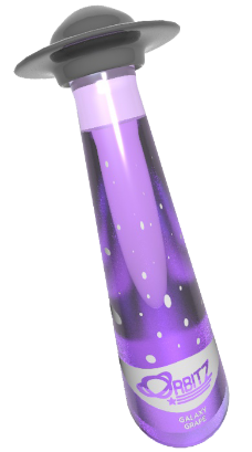Galaxy grape bottle