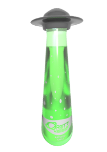 Asteroid Apple bottle