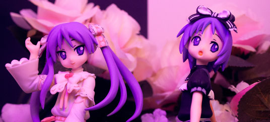 tsukasa and kagami hiiragi prize figures