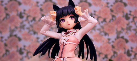 kuroneko figure wallpaper background